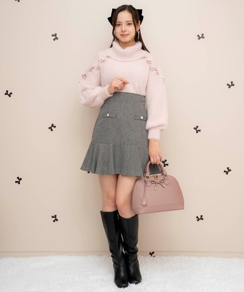 【セール】刺繍シャギーニットプルオーバー（ニット/セーター）｜WILLSELECTION（ウィルセレクション） pattayablatt.com