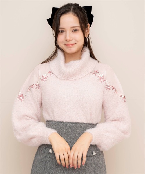 【セール】刺繍シャギーニットプルオーバー（ニット/セーター）｜WILLSELECTION（ウィルセレクション） pattayablatt.com