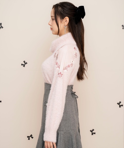 【セール】刺繍シャギーニットプルオーバー（ニット/セーター）｜WILLSELECTION（ウィルセレクション） pattayablatt.com