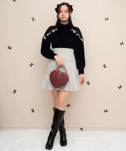 【セール】刺繍シャギーニットプルオーバー（ニット/セーター）｜WILLSELECTION（ウィルセレクション） pattayablatt.com