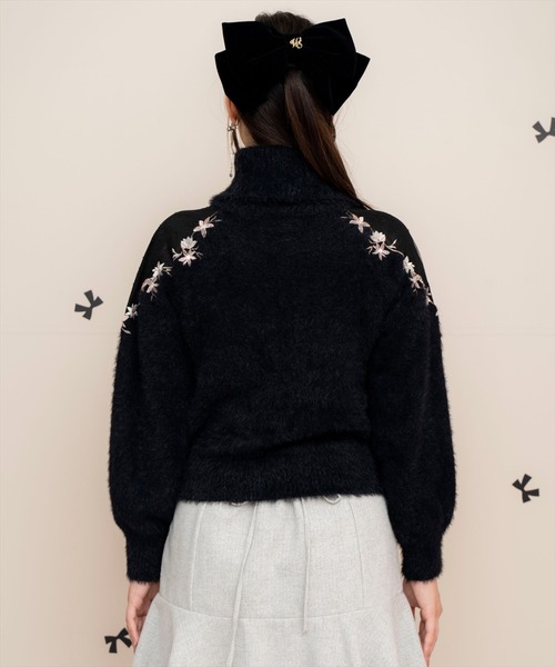 【セール】刺繍シャギーニットプルオーバー（ニット/セーター）｜WILLSELECTION（ウィルセレクション） pattayablatt.com