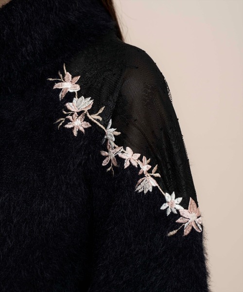 【セール】刺繍シャギーニットプルオーバー（ニット/セーター）｜WILLSELECTION（ウィルセレクション） pattayablatt.com