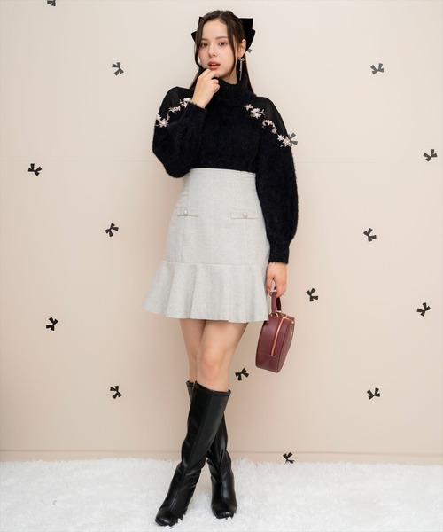 【セール】刺繍シャギーニットプルオーバー（ニット/セーター）｜WILLSELECTION（ウィルセレクション） pattayablatt.com