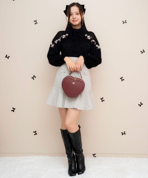 【セール】刺繍シャギーニットプルオーバー（ニット/セーター）｜WILLSELECTION（ウィルセレクション） pattayablatt.com