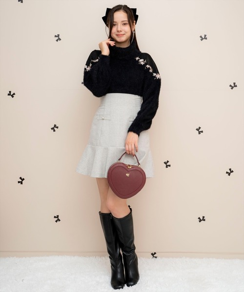 【セール】刺繍シャギーニットプルオーバー（ニット/セーター）｜WILLSELECTION（ウィルセレクション） pattayablatt.com