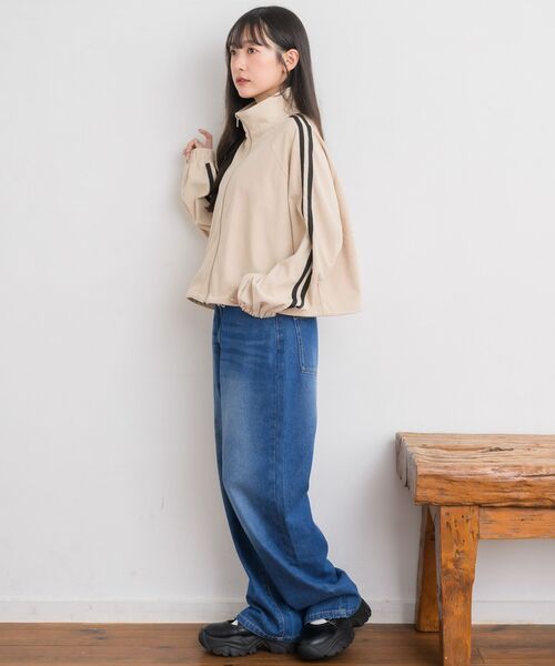 RETRO GIRL（レトロガール）の「コーデュロイトラックJK（その他アウター・レディース・レッド/ナチュラル/ブラック・FREE）」の8枚目の写真