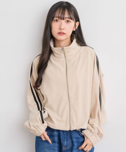 RETRO GIRL（レトロガール）の「コーデュロイトラックJK（その他アウター・レディース・レッド/ナチュラル/ブラック・FREE）」の10枚目の写真