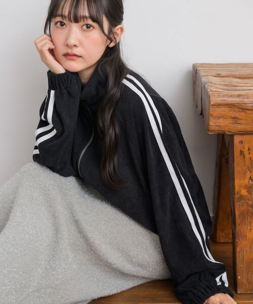 RETRO GIRL（レトロガール）の「コーデュロイトラックJK（その他アウター・レディース・レッド/ナチュラル/ブラック・FREE）」の14枚目の写真