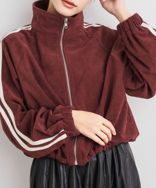RETRO GIRL（レトロガール）の「コーデュロイトラックJK（その他アウター・レディース・レッド/ナチュラル/ブラック・FREE）」の3枚目の写真
