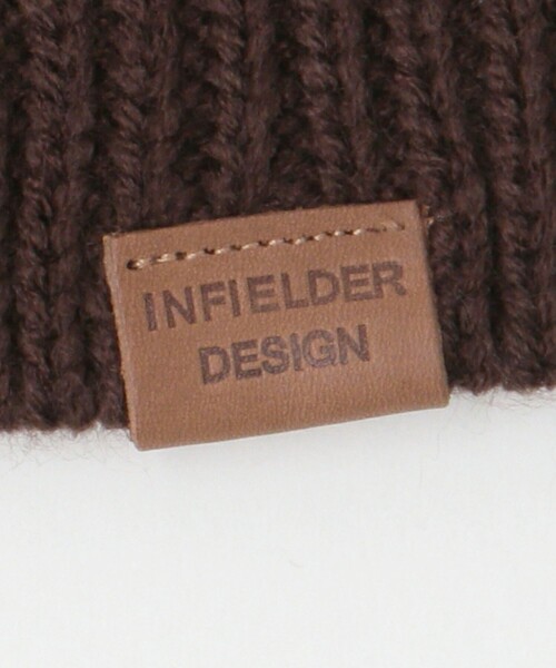 INFIELDER DESIGN(インフィールダーデザイン)の「【別注】<INFIELDER DESIGN>GLR ベア ニットマフラー(マフラー・メンズ・ブラック/ネイビー/ダークブラウン・FREE)」の7枚目の写真