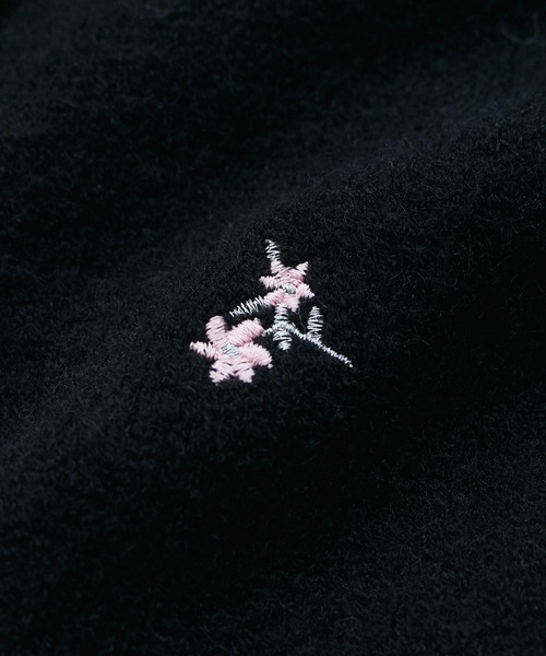 【WEB/1部店舗限定】花刺繍ニットカーディガン（カーディガン/ボレロ）｜VIS（ビス）