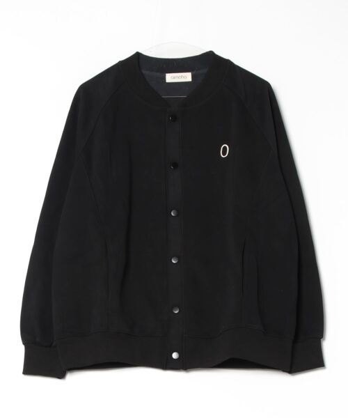 aimoha(アイモハ)の「ワンポイントスナップボタンブルゾン(ブルゾン・レディース・ブラック/ダークグレー/ベージュ/ライトグリーン/ピンク・FREE)」の8枚目の写真