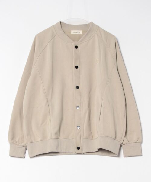 aimoha(アイモハ)の「ワンポイントスナップボタンブルゾン(ブルゾン・レディース・ブラック/ダークグレー/ベージュ/ライトグリーン/ピンク・FREE)」の11枚目の写真