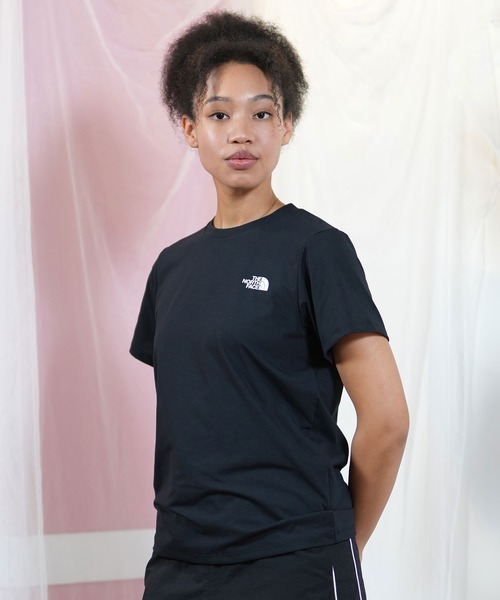 THE NORTH FACE(ザノースフェイス)の「THE NORTH FACE/ザ・ノース・フェイス Tシャツ/カットソー/半袖ティシャツ バックプリント NTW32583(Tシャツ/カットソー・レディース・ライム/ライラック/ブラック・L/M/S)」の4枚目の写真