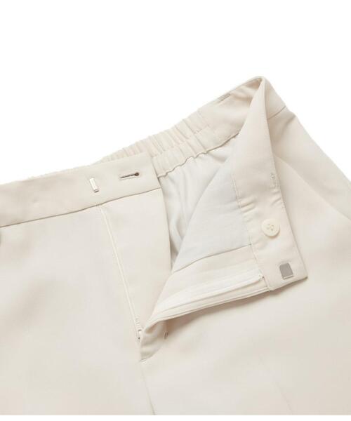 NEWYORKER（ニューヨーカー）の「【ウォッシャブル】ダブルフェイス クロップドテーパードパンツ(アイボリー)（スラックス・レディース・アイボリー・11号/9号）」の19枚目の写真