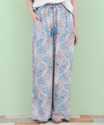 チチカカ | Rico エコフレンドリーダイ パインモンステラブロックプリントパンツ(その他パンツ)