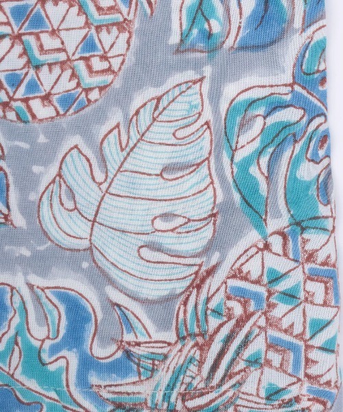 チチカカ（チチカカ）の「Rico エコフレンドリーダイ パインモンステラブロックプリントパンツ（その他パンツ・レディース・ネイビー/グレー・FREE）」の6枚目の写真