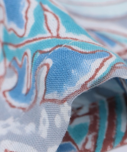 チチカカ（チチカカ）の「Rico エコフレンドリーダイ パインモンステラブロックプリントパンツ（その他パンツ・レディース・ネイビー/グレー・FREE）」の8枚目の写真