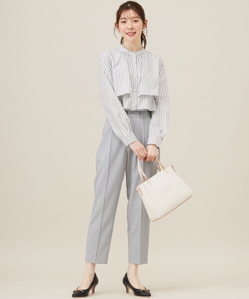 ANY SIS(エニィスィス)の「【洗える】ラッフルレイヤード ブラウス(シャツ/ブラウス・レディース・ホワイト系1/ライトイエロー系1/スカイブルー系1・2)」の10枚目の写真