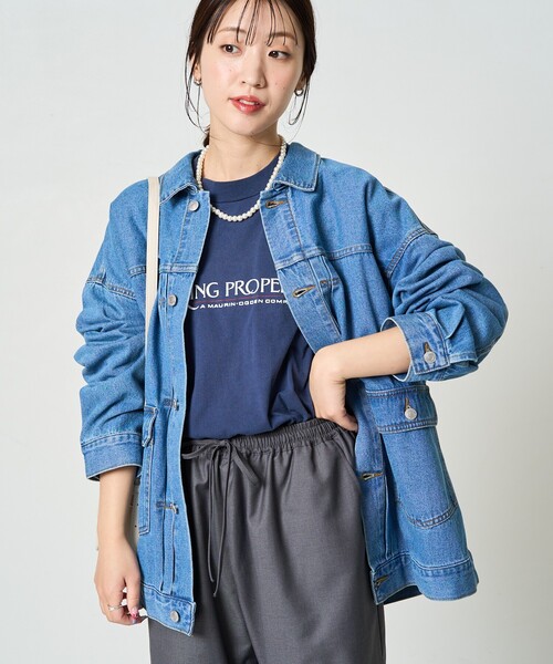 セール】限定展開 ビックシルエット デニム ジャケット（デニム