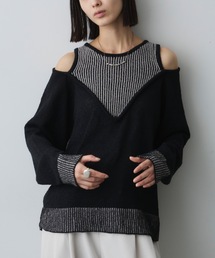 DFFUR. | レイヤードライクブークレサマーニットプルオーバー(ニット/セーター)