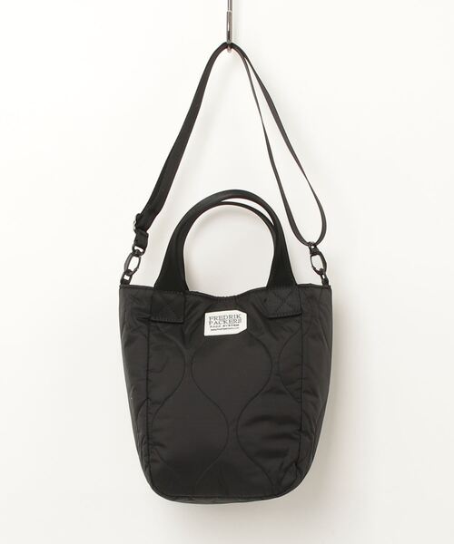 FREDRIK PACKERS(フレドリックパッカーズ)の「FREDRIK PACKERS /フレドリックパッカーズ / 70D MISSION TOTE QUILT(ショルダーバッグ・レディース・ベージュ/ブラック・ONESIZE)」の13枚目の写真