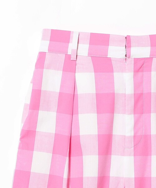 CAROLINA GLASER(カロリナ グレイサー)の「ギンガムチェック タック ストレートパンツ(その他パンツ・レディース・ピンク/ブルー・MEDIUM/SMALL)」の19枚目の写真