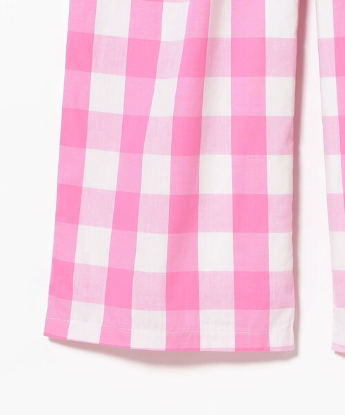 CAROLINA GLASER(カロリナ グレイサー)の「ギンガムチェック タック ストレートパンツ(その他パンツ・レディース・ピンク/ブルー・MEDIUM/SMALL)」の21枚目の写真