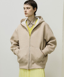 UNFIL(AtB)unfil AtB / double faced jersey oversized zip parka _utFCXW[W[I[o[TCYWbvp[J[ / WVSP-UW105(p[J[)