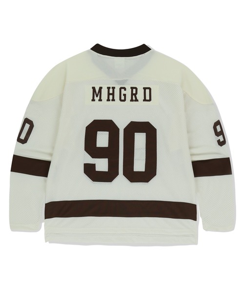 MAHAGRID(マハグリッド)の「『mahagrid/マハグリッド』 90 HOCKEY JERSEY/90ホッケージャージ(Tシャツ/カットソー・レディース・アイボリー/ブラック・M/L)」の10枚目の写真