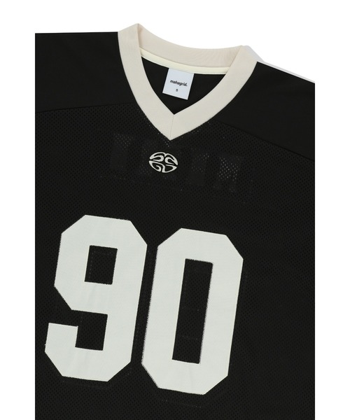 MAHAGRID(マハグリッド)の「『mahagrid/マハグリッド』 90 HOCKEY JERSEY/90ホッケージャージ(Tシャツ/カットソー・レディース・アイボリー/ブラック・M/L)」の15枚目の写真