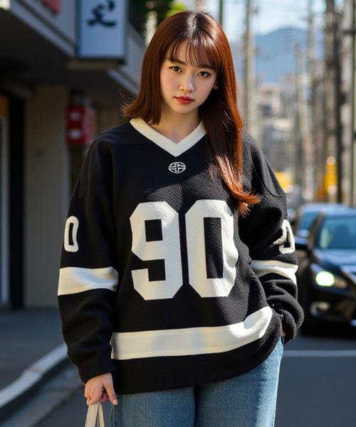 mahagrid/マハグリッド』 90 HOCKEY JERSEY/90ホッケージャージ