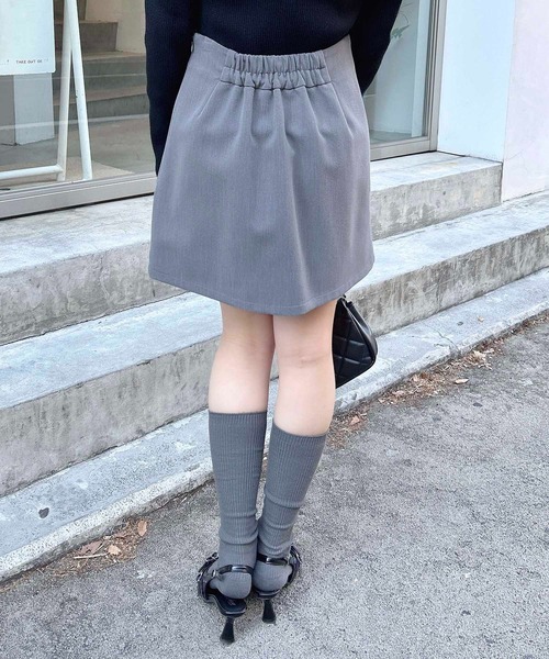 INGNI(イング)の「リボンミニスカート(スカート・レディース・ブラック/グレー・FREE)」の12枚目の写真