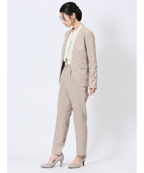 m．f．エディトリアル（m．f．editorial）/【ストレッチ ウォッシャブル UV】m．f．エディトリアル カラーレスジャケット＋テーパード… セール】【ストレッチ ウォッシャブル UV】m.f.エディトリアル