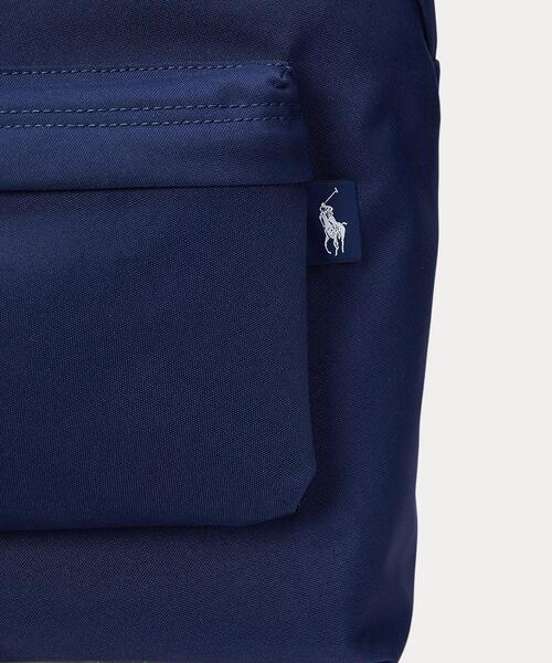 POLO RALPH LAUREN（ポロ ラルフ ローレン）の「レザートリム バックパック（バックパック/リュック・メンズ・ネイビー系1・ONE）」の5枚目の写真