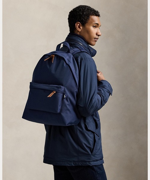 POLO RALPH LAUREN（ポロ ラルフ ローレン）の「レザートリム バックパック（バックパック/リュック・メンズ・ネイビー系1・ONE）」の10枚目の写真