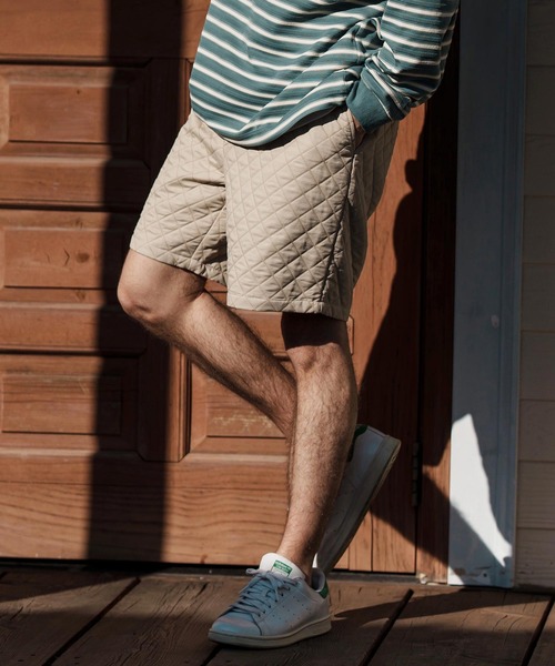 CAMBIO(カンビオ)の「mp13260-Quilting Short Pants ショートパンツ(その他パンツ・メンズ・ブラック/ベージュ/ホワイト・S/M/L)」の3枚目の写真