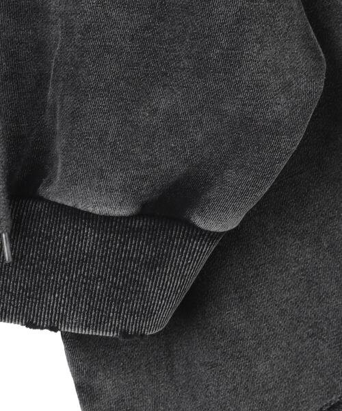 WEGO（ウィゴー）の「WEGO/ダメージショートジップパーカー（パーカー・レディース・ブルー/ブラック/杢グレー・FREE）」の10枚目の写真