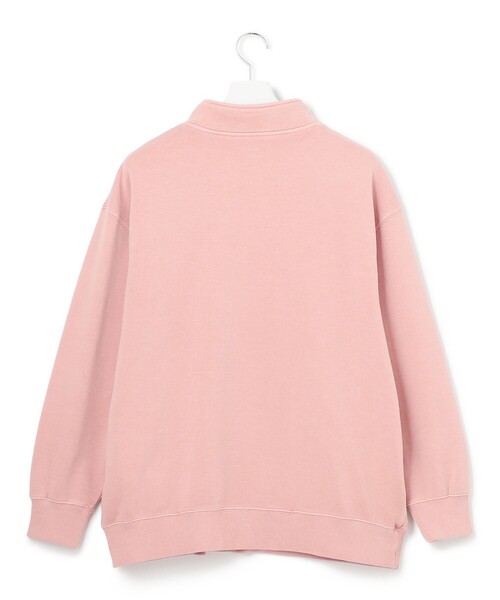 J.PRESS YORK STREET(ジェイプレスヨークストリート)の「【UNISEX】ハーフZIPスタンドネック トレーナー(スウェット・メンズ・イエロー系/ピンク系/ネイビー系/ホワイト系/ライトグレー系・SMALL/MEDIUM/LARGE)」の6枚目の写真
