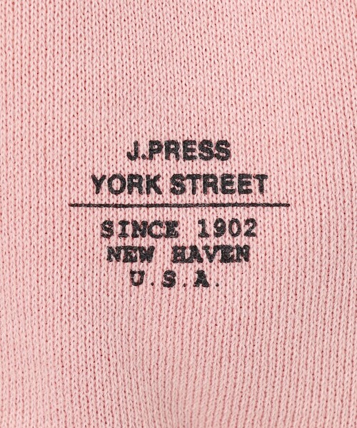 J.PRESS YORK STREET(ジェイプレスヨークストリート)の「【UNISEX】ハーフZIPスタンドネック トレーナー(スウェット・メンズ・イエロー系/ピンク系/ネイビー系/ホワイト系/ライトグレー系・SMALL/MEDIUM/LARGE)」の11枚目の写真