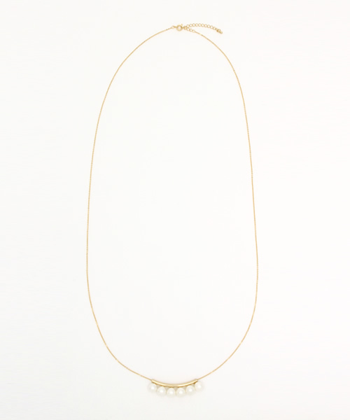 SHIPS（シップス）の「バーロングネックレス（ネックレス・レディース・オフホワイト・ONE SIZE）」の2枚目の写真