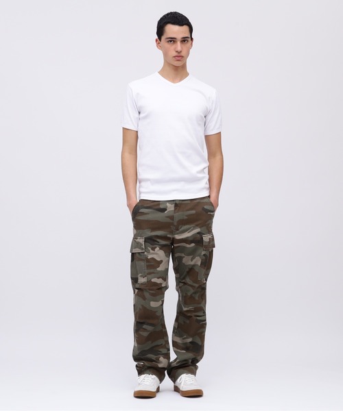 AVIREX(アヴィレックス)の「《DAILY/デイリー》RIB SHORT SLEEVE V-NECK T-SHIRT / デイリーウェア リブ 半袖 Vネック Tシャツ / AVIREX / アヴィレックス(Tシャツ/カットソー・メンズ・チャコール/ロイヤルブルー/ホワイト/ブラック/オリーブ/グレー・SMALL/MEDIUM/LARGE/X-LARGE/X-SMALL)」の8枚目の写真