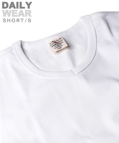 AVIREX(アヴィレックス)の「《DAILY/デイリー》RIB SHORT SLEEVE V-NECK T-SHIRT / デイリーウェア リブ 半袖 Vネック Tシャツ / AVIREX / アヴィレックス(Tシャツ/カットソー・メンズ・チャコール/ロイヤルブルー/ホワイト/ブラック/オリーブ/グレー・SMALL/MEDIUM/LARGE/X-LARGE/X-SMALL)」の15枚目の写真