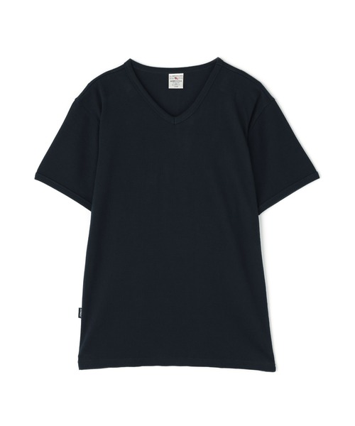 DAILY/デイリー》RIB SHORT SLEEVE V-NECK T-SHIRT / デイリーウェア