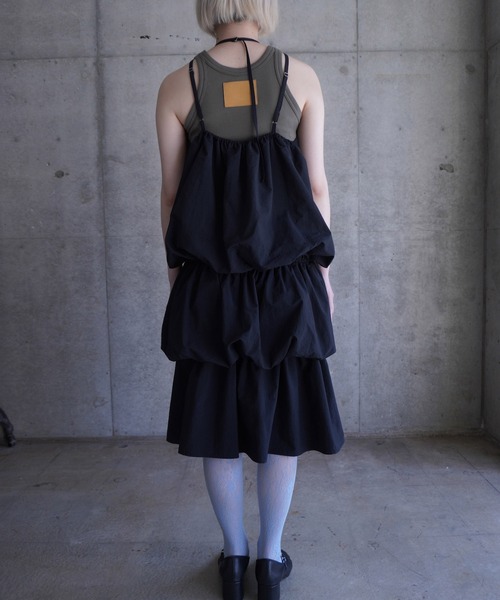 G.V.G.V.（ジーヴィージーヴィー）の「D-RING STRAP TIERED DRESS（ワンピース・レディース・ブラック・ONE SIZE）」の11枚目の写真