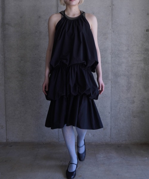 G.V.G.V.（ジーヴィージーヴィー）の「D-RING STRAP TIERED DRESS（ワンピース・レディース・ブラック・ONE SIZE）」の12枚目の写真
