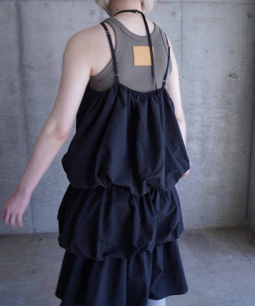 G.V.G.V.（ジーヴィージーヴィー）の「D-RING STRAP TIERED DRESS（ワンピース・レディース・ブラック・ONE SIZE）」の6枚目の写真