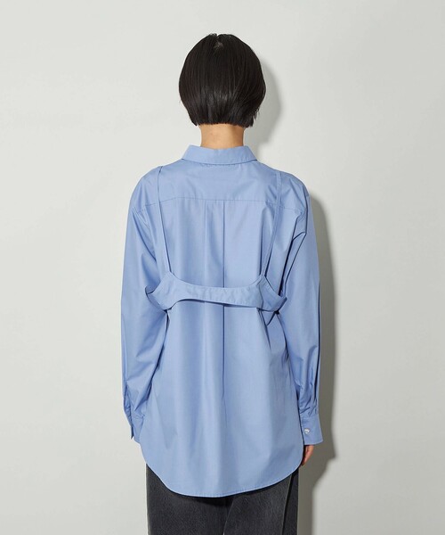 CITEN（シテン）の「＜CITEN＞キャミレイヤードライクデザインシャツ（シャツ/ブラウス・レディース・ダークグレー/ライトブルー・FREE）」の8枚目の写真