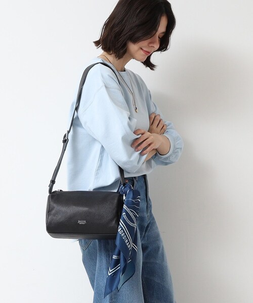 Dessin（デッサン）の「本革ミニショルダー（ショルダーバッグ・レディース・ブラック/シルバー・00）」の5枚目の写真