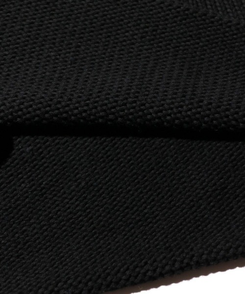 SUNNY  SPORTS（サニースポーツ）の「SUNNY SPORTS / サニースポーツ ROLL NECK LOW GAUGE COTTON SWEATER ロールネック コットンセーター（ニット/セーター・メンズ・ブラック/ネイビー・MEDIUM/LARGE）」の9枚目の写真
